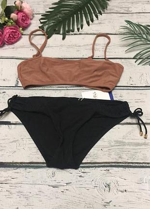 Купальник роздільний текстурний asos