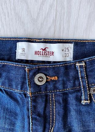 Короткие шорты hollister синие джинсовые3 фото