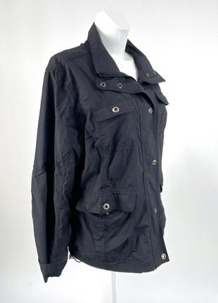 Куртка ветровка jeantex, черная6 фото