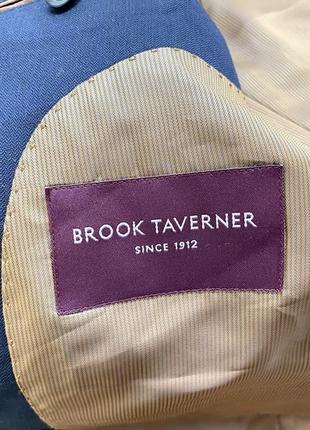 Темно синий пиджак brook taverner, качество9 фото