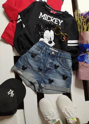 Трендові шорти з мікі topshop moto rosa 36(8)s