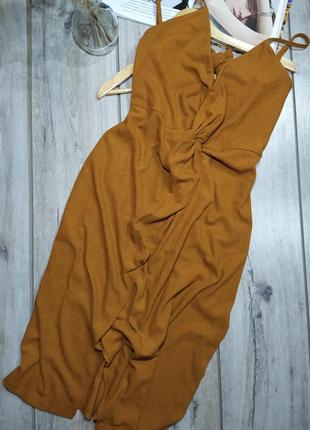 Сарафан, новий, гірчичного кольору
