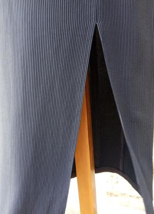 Краивое вінтажне синє плаття футляр в смужку італія 💃🏻3 фото
