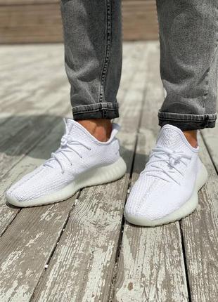 Мужские  кроссовки adidas x yeezy boost 350 v2 cream white9 фото
