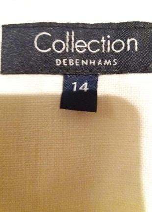 Жакет лен 100% винтаж бренда debenhams p.143 фото