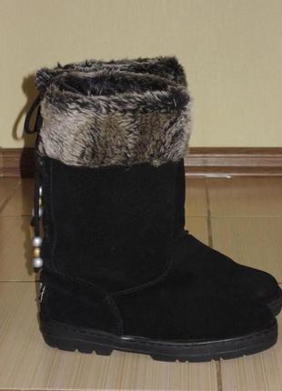 Фірмові шкіряні зимові чоботи уггі golddigga р. 34-35 (22,5 см)