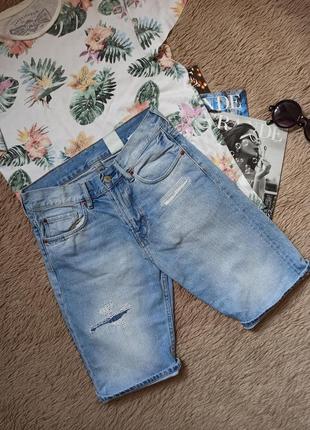 Крутые джинсовые шорты1 фото