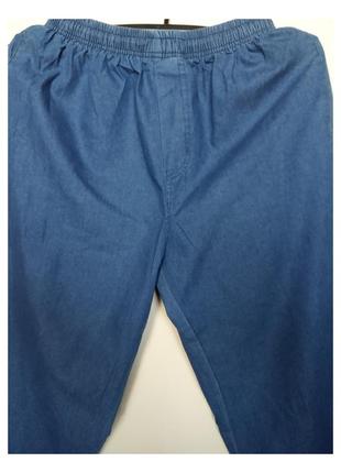 Штани літні штани пояс на резинці чоловічі2 фото