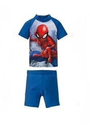Купальный костюм с уф-защитой для мальчика spiderman, германия1 фото
