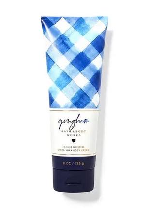 Крем для тела gingham bath and body works оригинал сша b210516