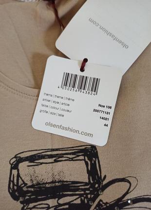Жіноча футболка бавовняна olsen.брендовий одяг stock3 фото