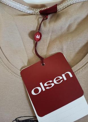 Жіноча футболка бавовняна olsen.брендовий одяг stock2 фото