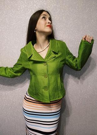 Стёганый пиджак из шёлка жакет шёлковый стеганка3 фото