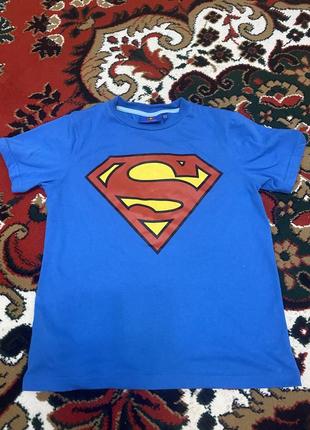 Футболка супермэн супермен 11-12 лет 146-152 см