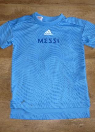 Adidas messi , оригінал, футболка адідас мессі на 5-6 років