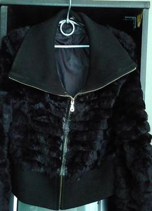 Куртка поперечка натуральний кролик