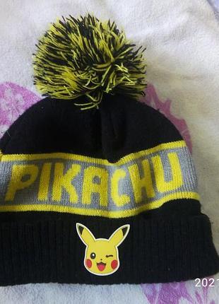 Шапка трикотажная на мальчика 7-10 лет