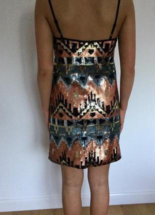 Sale паеточное  платье сарафан miss selfridge 42-448 фото