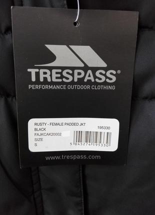 Демісезонна куртка trespass - rusty female padded jacket4 фото