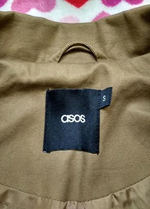 Однобортный тренч asos2 фото