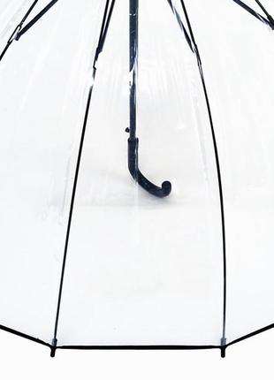 Прозрачный зонт-трость на 16 спиц3 фото