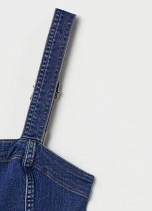 Оригінальний джинсовий комбінезон-сарафан від бренду h&m 0681179002 розм. 344 фото