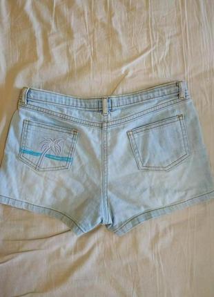 Короткі блакитні джинсові шорти 3