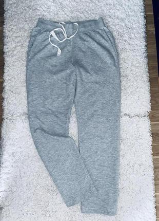 Сірі стильні чоловічі штани штани original wash for comfort large uniqlo