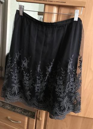 Юбка из фатина с вышивкой villa