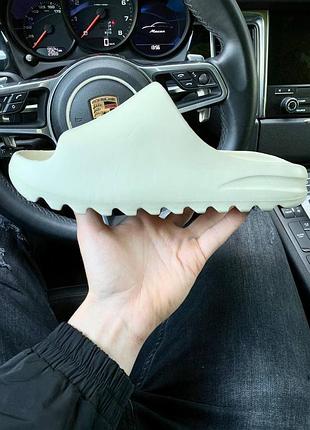 Тапки/шльопанці adidas vulc beige4 фото