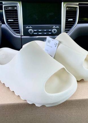 Тапки/шльопанці adidas vulc beige7 фото