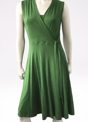 Красивое платье насыщенного трввяного цвета британского бренда phase eight
