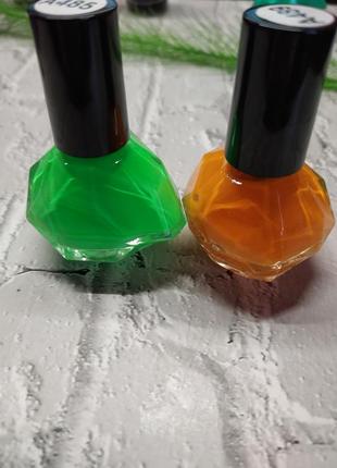 Набор 2шт лак для ногтей маникюра эффект гель лак  без запаха без аллергии3 фото