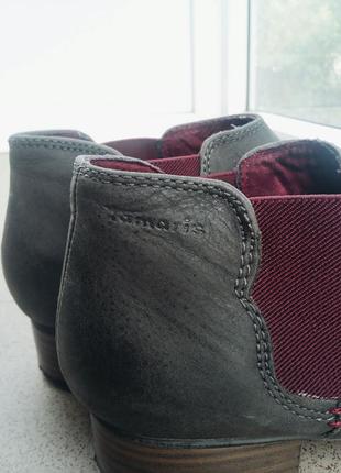Ботинки челси из натуральной кожи tamaris3 фото