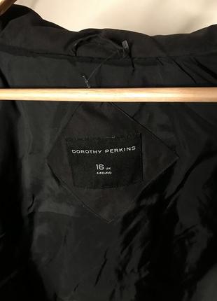 Чорна коричнева весняна куртка демісезонна дутик в стилі bershka пуховик синтепон2 фото
