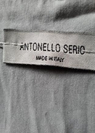 Рубашка рубашка удлиненная свободная серая с широкими рукавами италия р m5 фото