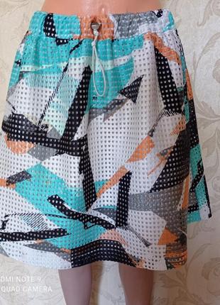 Юбка мидии с перфорацией