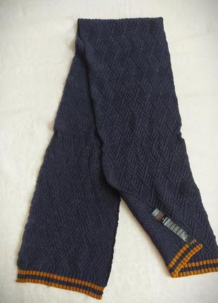 Зимний теплый мужской шарф burton menswear london1 фото
