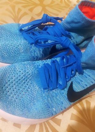 Кроссовки nike lunar epic flyknit blue art. 818676-4043 фото