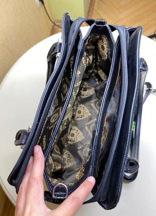 Черная сумка с замшевой вставкой baliviya6 фото