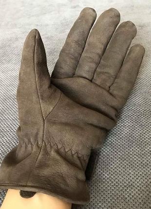 8,5 замшевые теплые перчатки4 фото