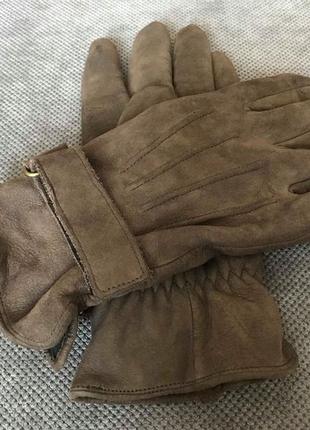 8,5 замшевые теплые перчатки1 фото