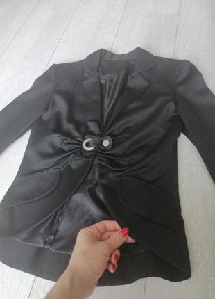 Чорний стильний піджак, фрак3 фото