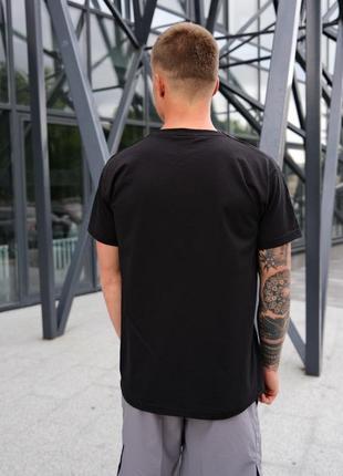 Стильная мужская хлопковая футболка nike air jordan черная4 фото