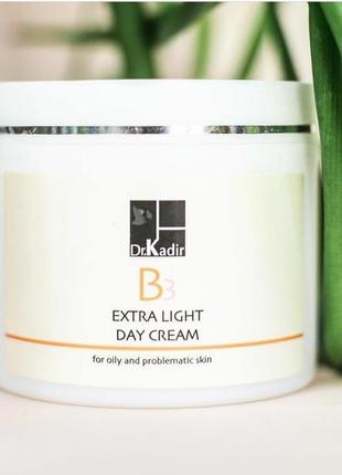 Экстралегкий крем для проблемної шкіри dr. kadir 3 extra light day cream for oily and skin problematic