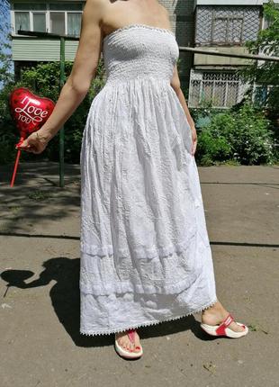 💢роскошное платье сарафан в пол2 фото