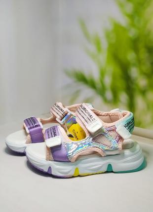 Детские босоножки на платформе девочкам clibee z824 роз, р.27,31