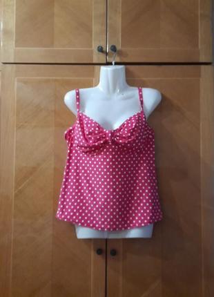 Bhsр.16 красивый верх купальника танкини в горошек