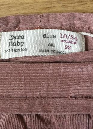 Штани для дівчини зара zara роз. 92 18/244 фото