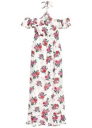 Новое длинное платье, цветочный макси длинный сарафан от h&m.